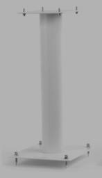 2x Norstone Stylum 2 Luidsprekerstandaard  wit, Ophalen of Verzenden, Minder dan 60 watt, Overige typen, Overige merken