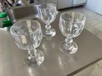 3 zware kristallen wijnglazen van Villeroy & Boch, Ophalen, Zo goed als nieuw, Overige typen