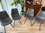 4 Eetkamerstoelen - licht beschadigd vlak - brengen mogelijk, Huis en Inrichting, Stoelen, Overige materialen, Gebruikt, Ophalen of Verzenden