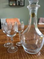 Cristal d'Arques Karaf met 3 Glazen, Ophalen