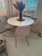 Eettafel meg stoelen, Huis en Inrichting, Tafels | Eettafels, Ophalen, Gebruikt, 100 tot 150 cm, Vier personen