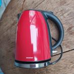 SilverCrest Waterkoker (Rood) - In goede staat, 1 tot 2 liter, Ophalen of Verzenden, Gebruikt, Rvs