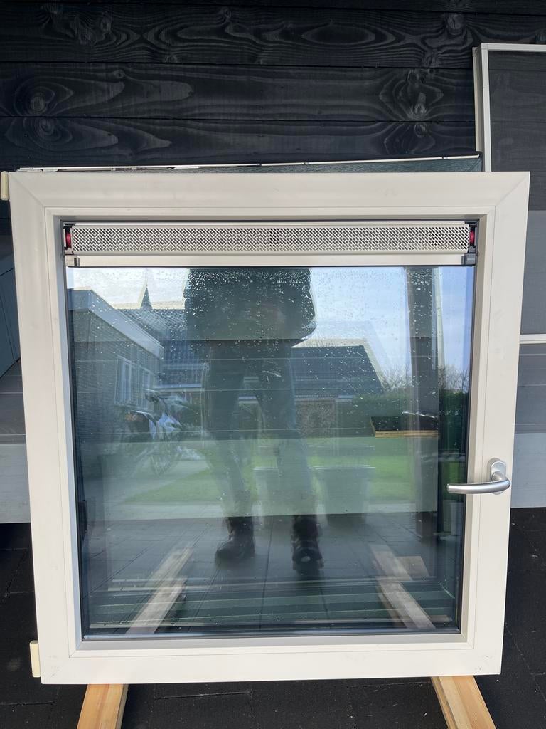Gebruikt raam met dubbelglas, Gevelraam of Ruit, Gebruikt, 80 tot 120 cm, Ophalen of Verzenden