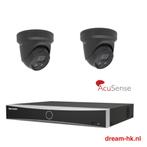 8MP Hikvision AcuSense Darkfighter IP PoE set(NVR+2 camera)