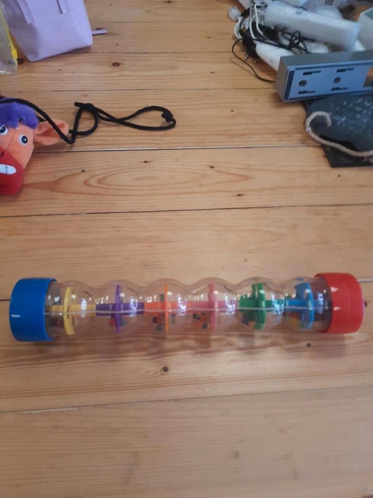 Leuke regen muziek maker, Kinderen en Baby's, Speelgoed | Babyspeelgoed, Zo goed als nieuw, Overige typen, Met geluid, Ophalen
