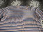 Falino shirt met lange mouwen, spijkerblauw/okergeel/écru., Kleding | Dames, Gedragen, Ophalen of Verzenden, Lange mouw, Maat 46/48 (XL) of groter