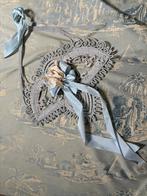 Antiek Frans graf ornament glazen kraaltjes, Ophalen of Verzenden