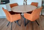 ZEER NETTE EETHOEK, Huis en Inrichting, Ophalen, Zo goed als nieuw, Modern, 4 tot 6 stoelen