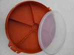 Retro Tupperware partyschaal (7-vaks), Huis en Inrichting, Keuken | Tupperware, Ophalen of Verzenden, Zo goed als nieuw, Oranje