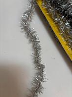 Vintage dunne lametta slinger zilver, Diversen, Kerst, Ophalen of Verzenden