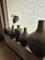 Collectie vazen, grijs gemêleerd, Huis en Inrichting, Ophalen of Verzenden, Zo goed als nieuw, Minder dan 50 cm