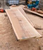 Tekoop Eiken schaaldelen boomstam Planken, Ophalen, Zo goed als nieuw, 250 cm of meer, Balken