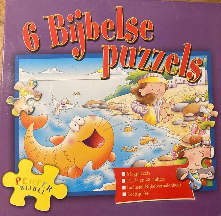 6 Stuks Bijbelse legpuzzels, Hobby en Vrije tijd, Denksport en Puzzels, Zo goed als nieuw, Legpuzzel, Minder dan 500 stukjes, Ophalen of Verzenden