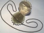 PRACHTIGE JASSERON SCHAKEL KETTING MET SLOT 925 GEMERKT, Sieraden, Tassen en Uiterlijk, Antieke sieraden, Verzenden, Zilver, Ketting