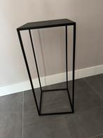 Intratuin bijzettafel ova zwart 27 x 27 x 70, Ophalen of Verzenden, Zo goed als nieuw