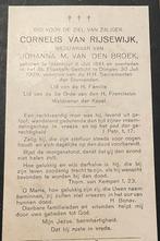 Cornelis van Rijsewijk 1861 Udenhout, Ophalen of Verzenden