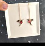 Nieuwe oorbellen met vogel hanger, Overige materialen, Hangers, Met edelsteen, Nieuw