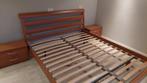 Tweepersoonsbed 200x180 kersenhout, Ophalen, Gebruikt, Overige kleuren, Tweepersoons