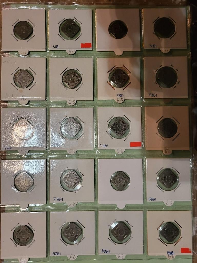 Stuivers, 5 centen Wilhelmina, Ophalen of Verzenden, Koningin Wilhelmina, 5 cent, Zilver