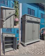 Kledingkast kinderkamer stoer groengrijs NIEUW, Ophalen, Kast, Nieuw, 105 cm of meer