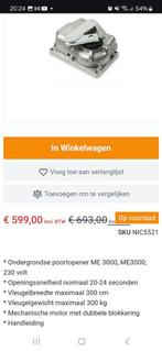 NICE Poortopener mfab3000 met toebehoren, Ophalen of Verzenden, Zo goed als nieuw, IJzer