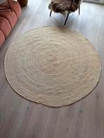 Rond Jute Vloerkleed - 210 cm, Huis en Inrichting, Stoffering | Tapijten en Kleden, Ophalen, Beige, Rond, Zo goed als nieuw