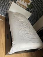 Ikea Brimnes Bed 140x200 met Hoofdbord excl matras, Huis en Inrichting, Gebruikt, Zwart, Tweepersoons, 200 cm