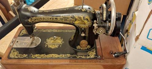 Singer handnaaimachine, Antiek en Kunst, Antiek | Naaimachines, Ophalen