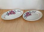 2 vintage vleesschaaltjes, frans Sarrequemines, Ophalen of Verzenden