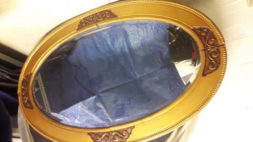 antieke Engelse ovaal geslepen spiegel. C.W. 8 Birmingham., Antiek en Kunst, Antiek | Spiegels, Ovaal, Ophalen