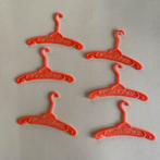 Vintage Barbie 6 kleerhangers Mattel, Ophalen of Verzenden, Gebruikt