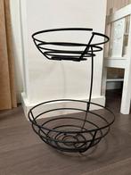 Draad fruitmand / etagere, Overige materialen, Gebruikt, Mand, Rond
