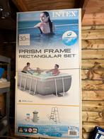 Zwembad 3x2 incl. Zoutwater- en zandfilterpomp, Ophalen, Zo goed als nieuw, Opzetzwembad, Rechthoekig