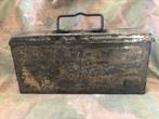 Duitse WH WW2 MG TAN kist (2), Verzamelen, Militaria | Tweede Wereldoorlog, Ophalen of Verzenden, Landmacht, Duitsland, Kist of Geocache