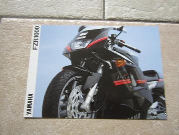 Yamaha FZR1000 brochure folder 1991 beschikbaar voor biedingen