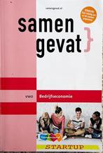 Samengevat - Bedrijfseconomie VWO, Boeken, Schoolboeken, Ophalen of Verzenden, Zo goed als nieuw, VWO, Bedrijfseconomie of M&O