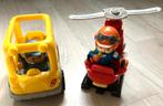 Fischer Price BUS en HELIKOPTER en TAKELWAGEN, Ophalen of Verzenden, Gebruikt, Auto of Voertuig