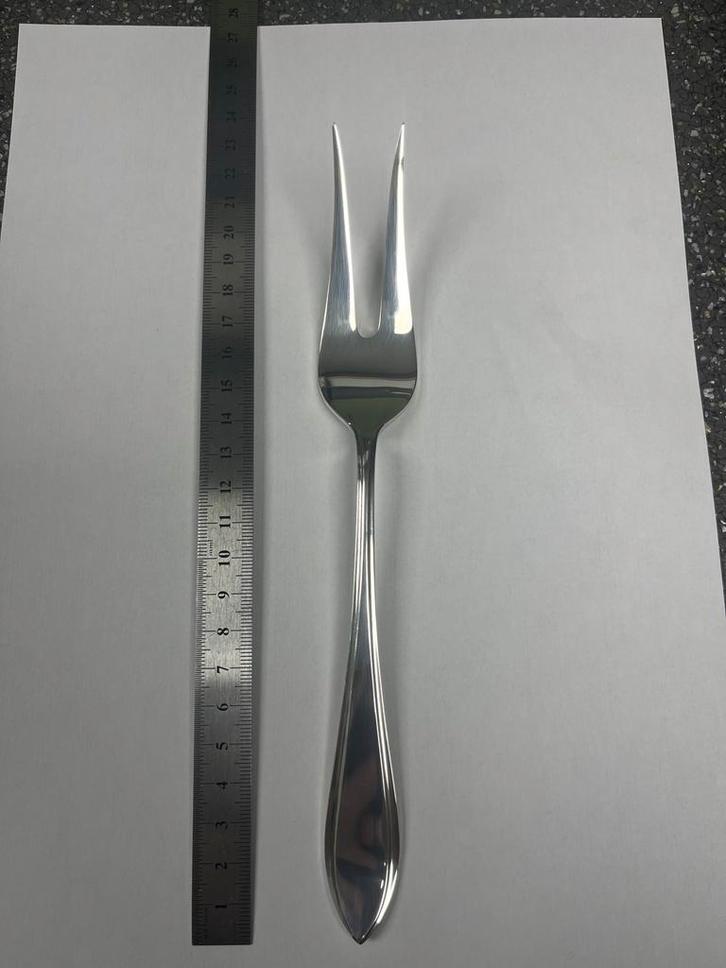 Keltum Kempen Begeer Vleesvork puntfilet ongebruikt, Antiek en Kunst, Antiek | Bestek, Ophalen of Verzenden