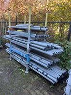 Hekwerk paal/hekwerkpaal/hekwerk buis 60MM verzinkt gebruikt, Ophalen, Gebruikt
