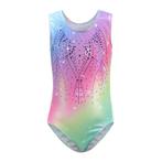 Turnpakje regenboog holografisch 122 128 134 140 146 152, Ophalen of Verzenden, Nieuw, Overige kleuren, Turnpak(je)