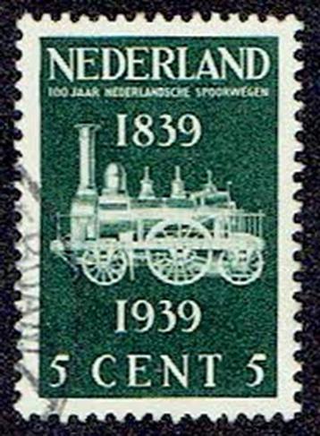 Nederland 1939, Jubileum N.S., 5 cent met watermerk.  beschikbaar voor biedingen