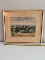 Aquarel arnhem posbank jacob kuyper kuijper jac, Antiek en Kunst, Kunst | Schilderijen | Modern, Ophalen of Verzenden