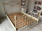 Romantisch bed 140x200, Huis en Inrichting, Slaapkamer | Bedden, Crème, Romantisch, Gebruikt, 140 cm