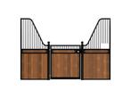 Paardenstal voorwand Premium Luxe | Draaideur  | Voorraad, Weidegang