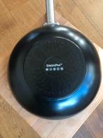 Greenpan Wokpan 28cm - Inductie Geschikt, Gebruikt, Inductieplaat, Aluminium, Ophalen of Verzenden