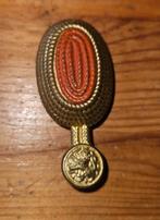 Metalen kokarde voor kepie, Ophalen of Verzenden, Landmacht, Nederland, Embleem of Badge