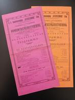 2 zeer oude flyers Etten Oudenbosch toneelstuk Kerkvervolger, Antiek en Kunst, Curiosa en Brocante, Verzenden