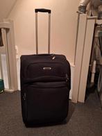 Zwarte reiskoffer, Sieraden, Tassen en Uiterlijk, Koffers, 35 tot 45 cm, Zacht kunststof, Gebruikt, Slot