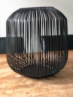 Groot windlicht Riverdale kerst, Zwart, Nieuw, Ophalen of Verzenden, Metaal