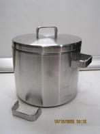 solitaire pan met los oor 18,5 cm en 24 cm dia (290), Ophalen of Verzenden, Gebruikt, Rvs, Kookpan of Snelkookpan